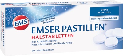 EMSER Pastillen ohne Menthol 30 St Lutschtabletten