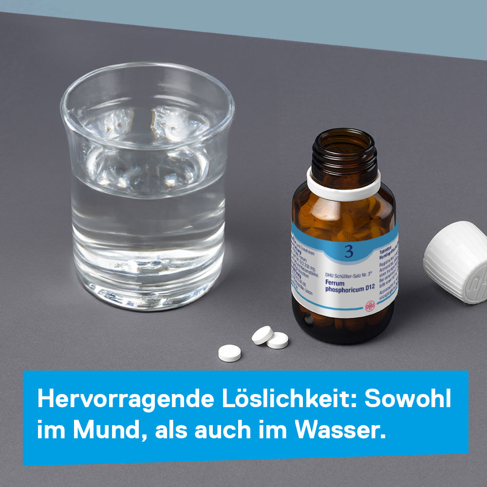 DHU Schüßler-Salz Nr. 3 Ferrum phosphoricum D12 80 St Tabletten