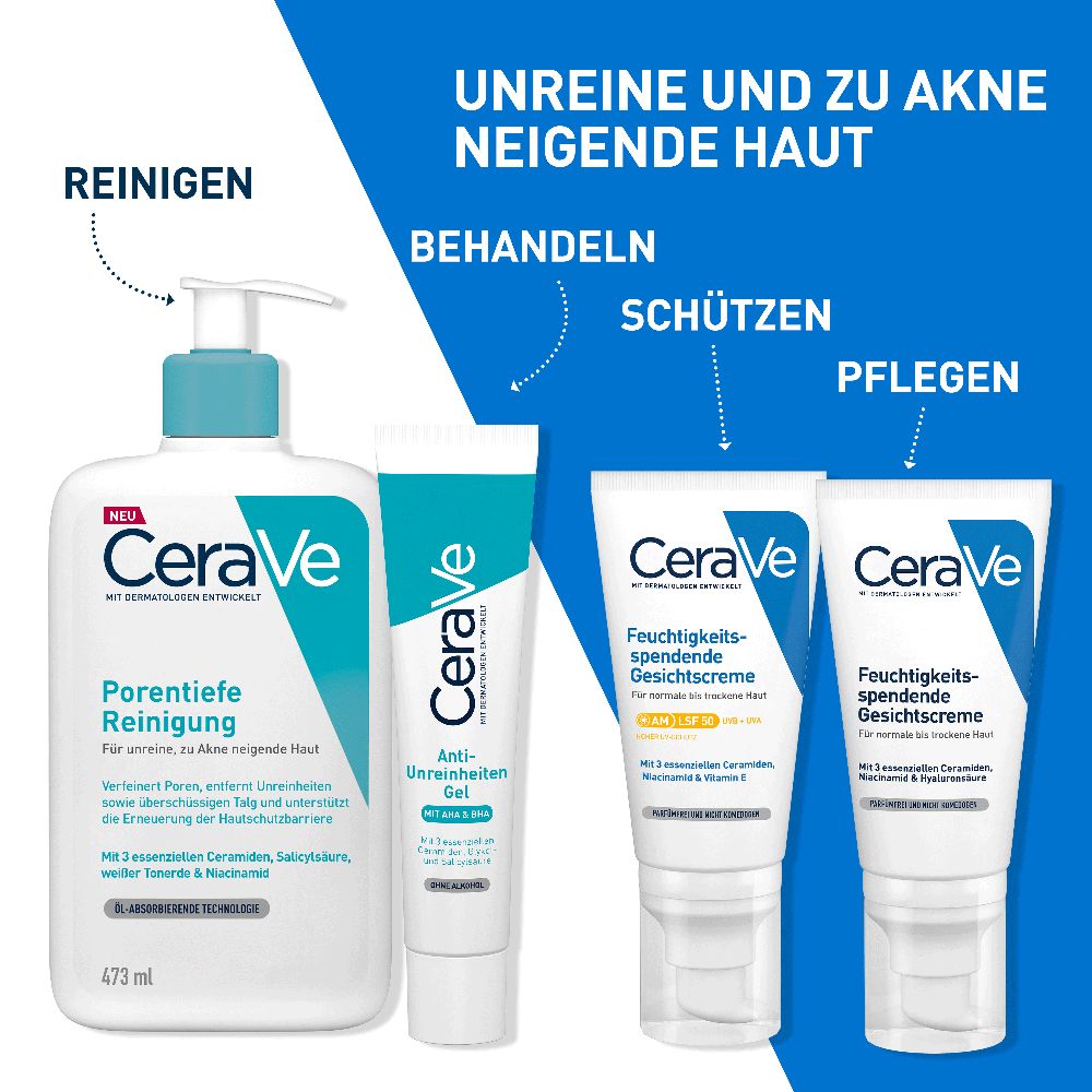 CeraVe Porentiefe Reinigung 473 ml Gel