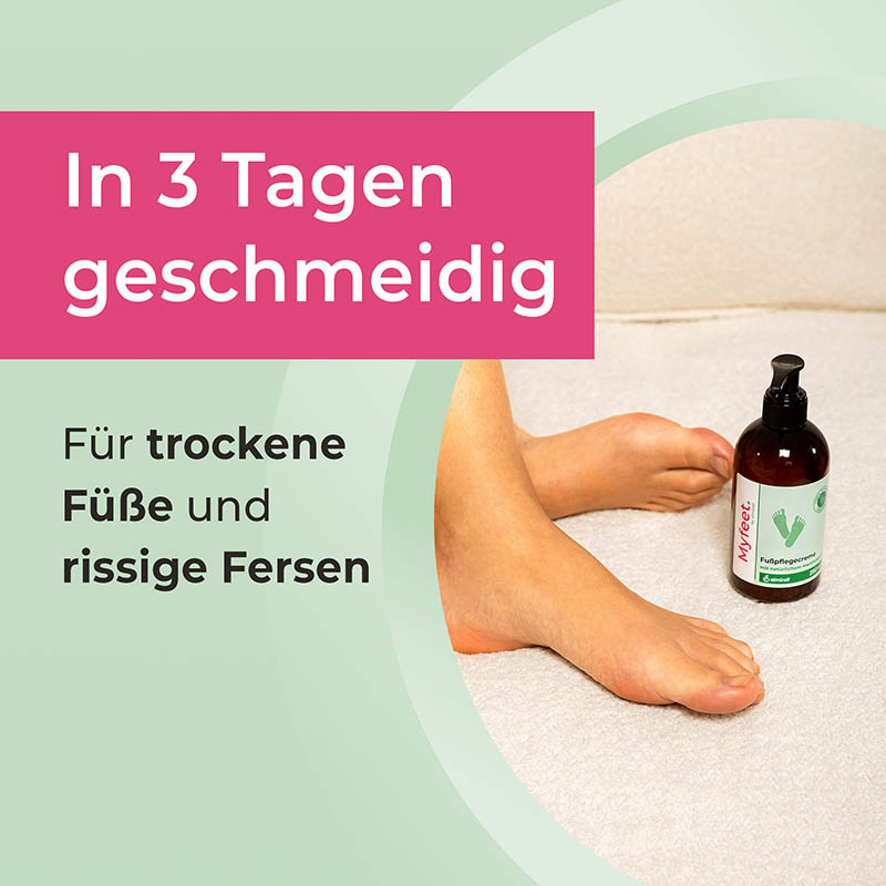Myfeet Fußpflegecreme - repariert trockene Haut & rissige Fersen