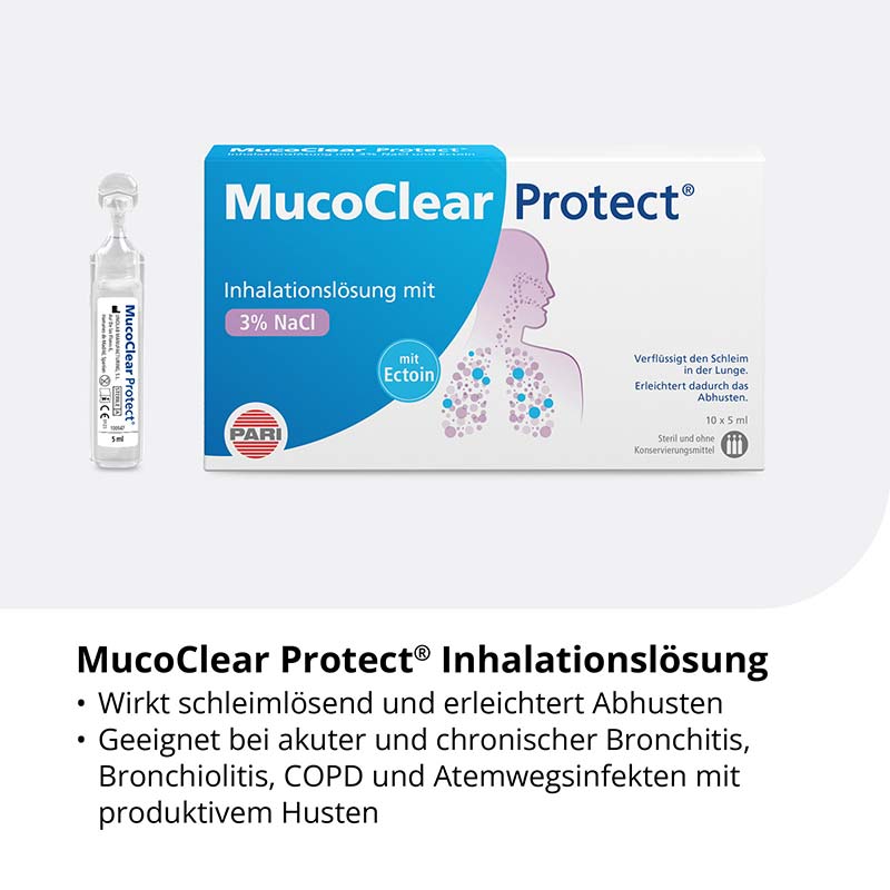 MucoClear Protect 10X5 ml Inhalationslösung