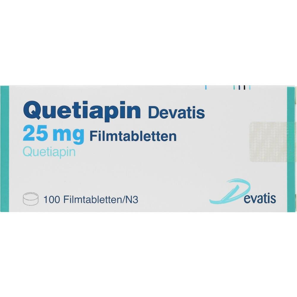 Quetiapin Devatis 25mg 100 St Filmtabletten