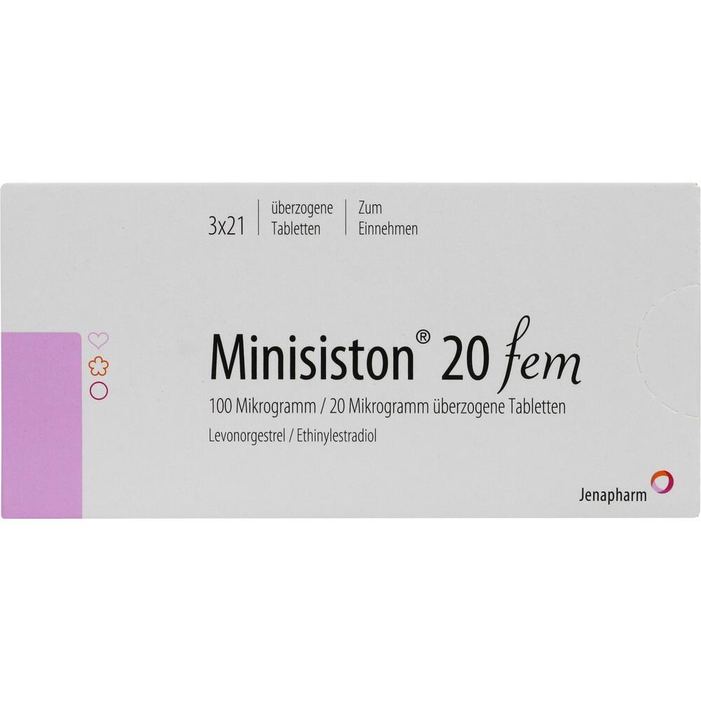 Minisiston 20 fem 3X21 St Überzogene Tabletten
