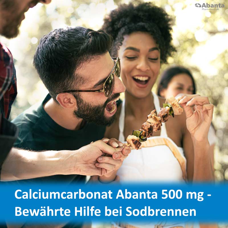 Calciumcarbonat Abanta 500 Mg Kautabletten  200 St Kautabletten
