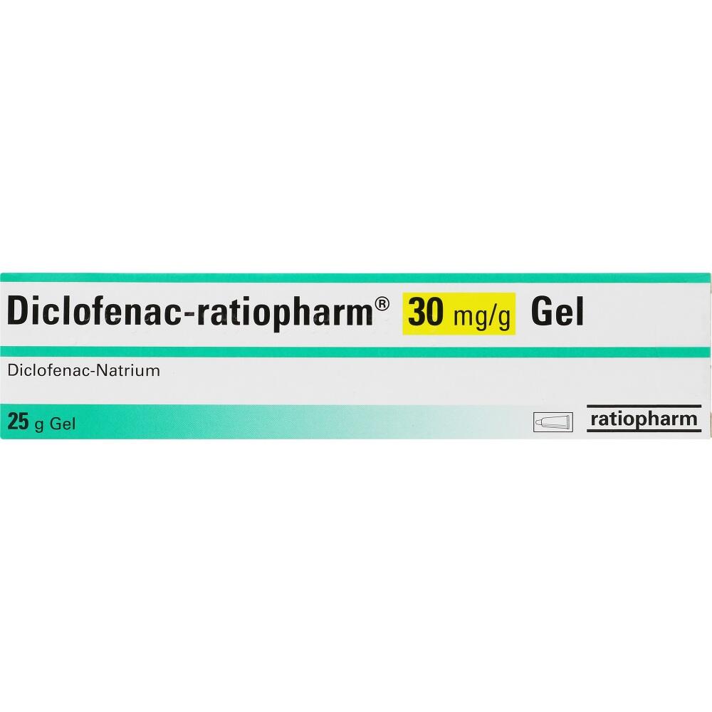 Diclofenac-ratiopharm 30 mg/g 25 g Gel