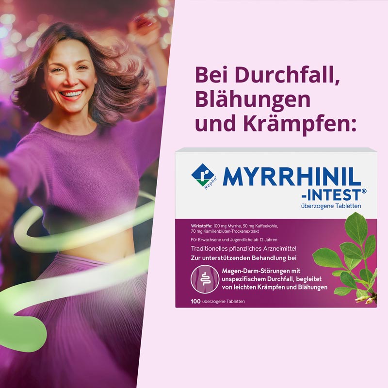 MYRRHINIL-INTEST 100 St Überzogene Tabletten