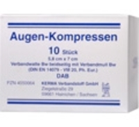 AUGENKOMPRESSEN 5,8x7 cm unsteril 10 St Kompressen