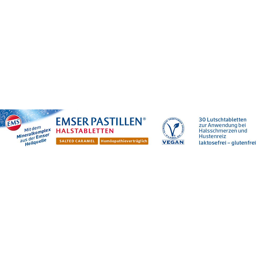 EMSER PASTILLEN SALTED CARAMEL 30 St Lutschpastillen