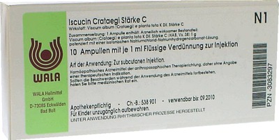Iscucin Crataegi Stärke C Ampullen 10X1 ml Ampullen