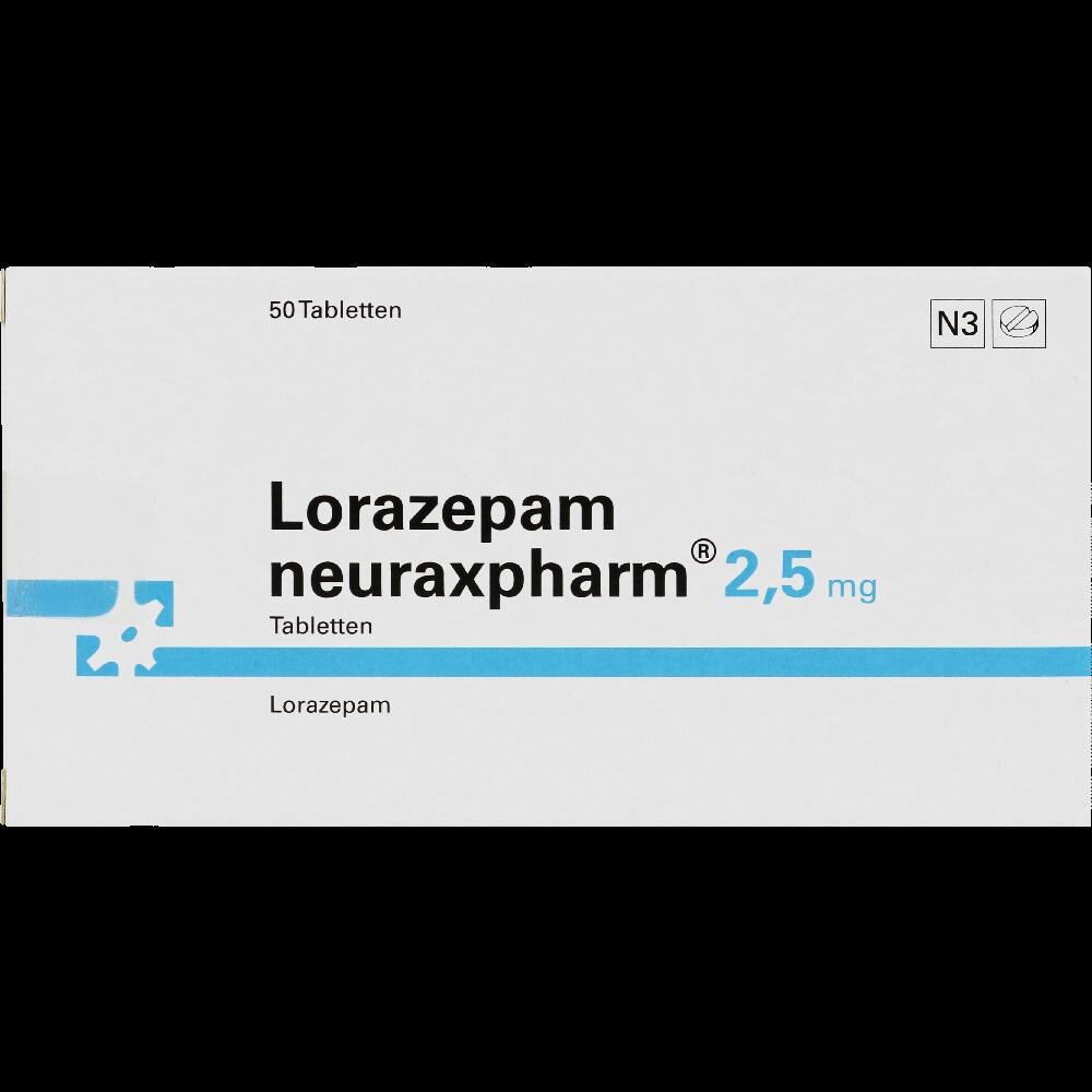 LORAZEPAM NEURAX 2.5MG TAB