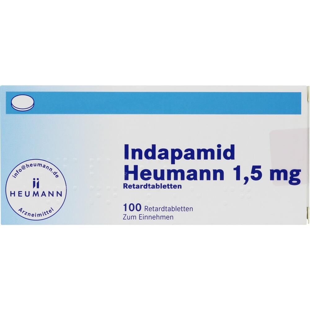 Indapamid Heumann 1,5mg 100 St Retard-Tabletten