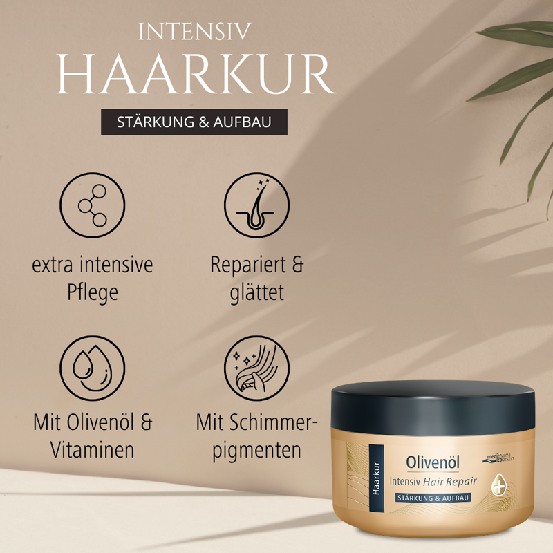 Olivenöl Intensiv Hair Repair Haarkur 250 ml