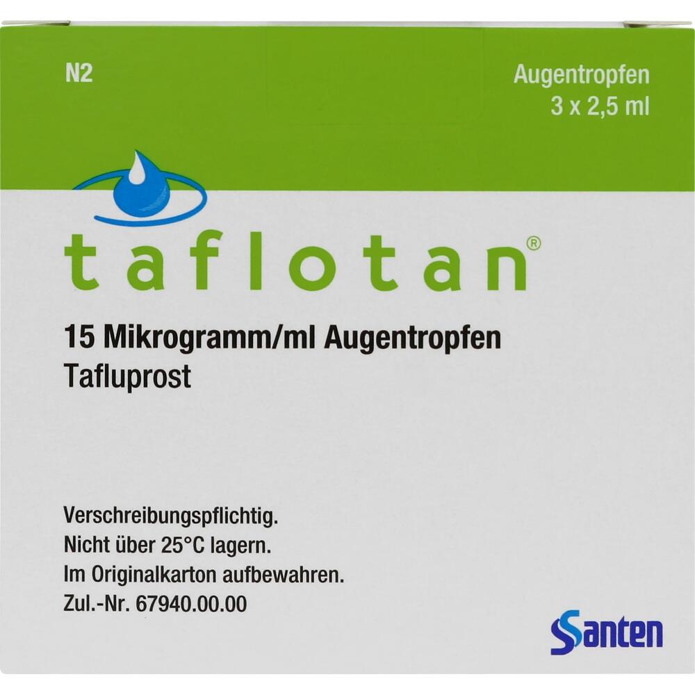 TAFLOTAN 15 Mikrogramm/ml 3X2.5 ml Augentropfen