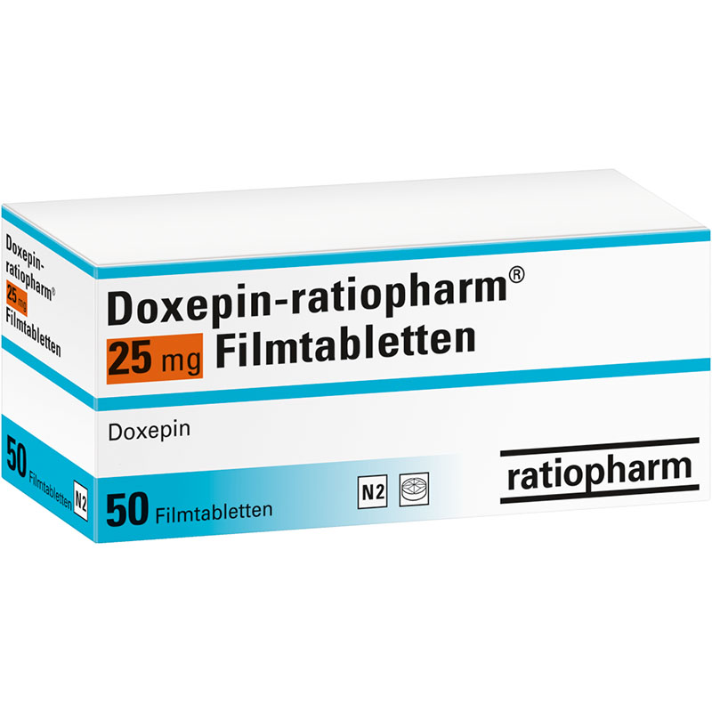 Doxepin-ratiopharm 25mg 50 St Filmtabletten