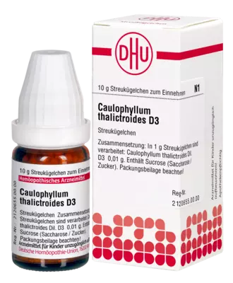 CAULOPHYLLUM THALICTROIDES D 3 Globuli 10 g Globuli