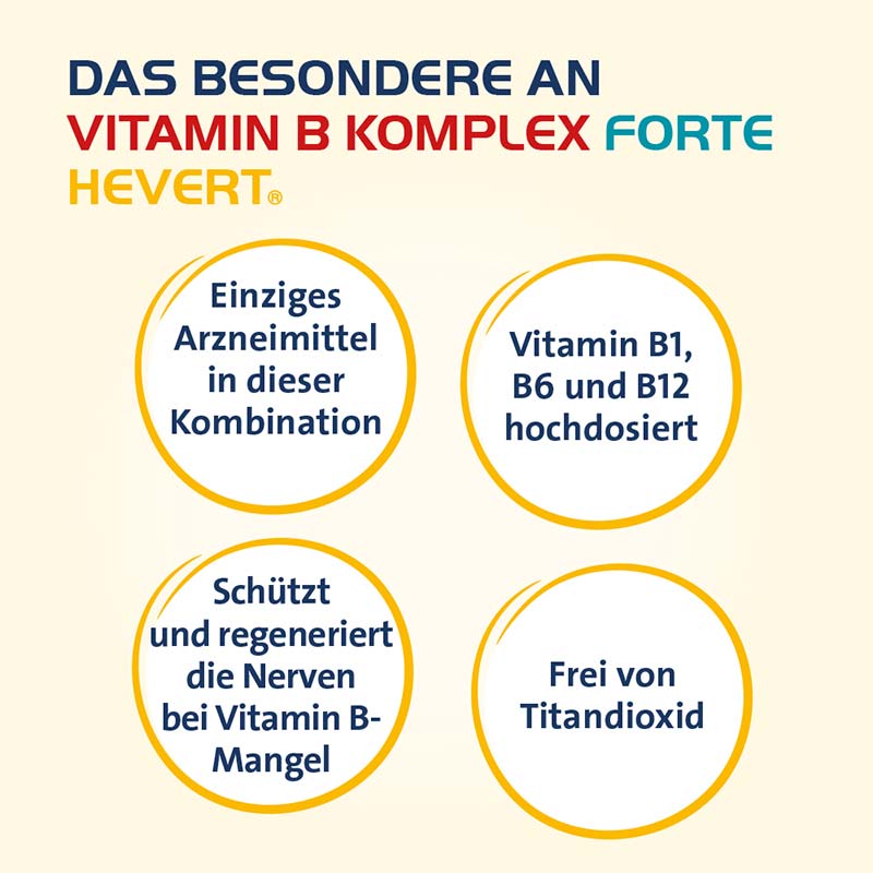VITAMIN B KOMPLEX FORTE HEVERT 100 St Tabletten