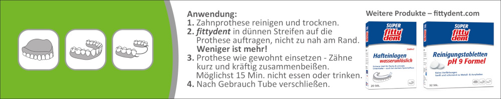 FITTYDENT sensitive Haftcreme 40 g Creme