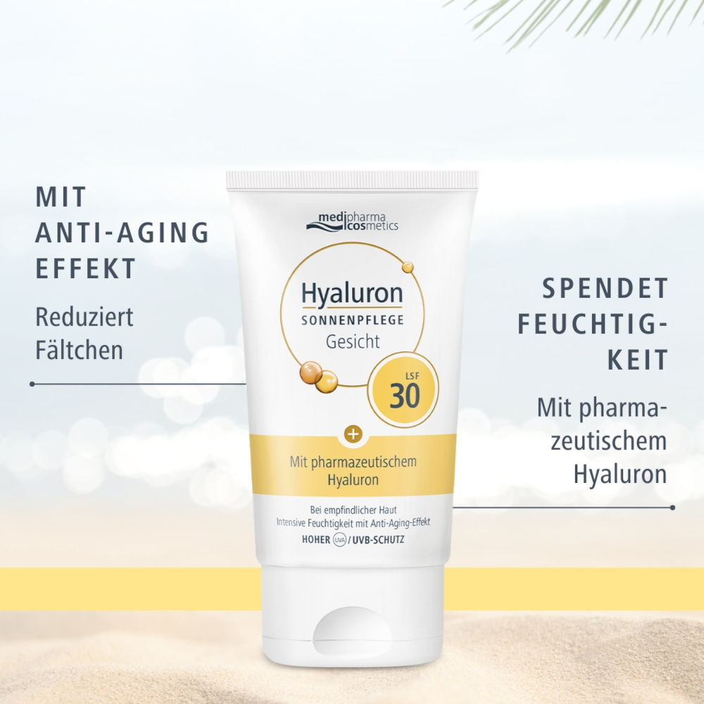 HYALURON Sonnenpflege Gesicht LSF 30 50 ml Creme