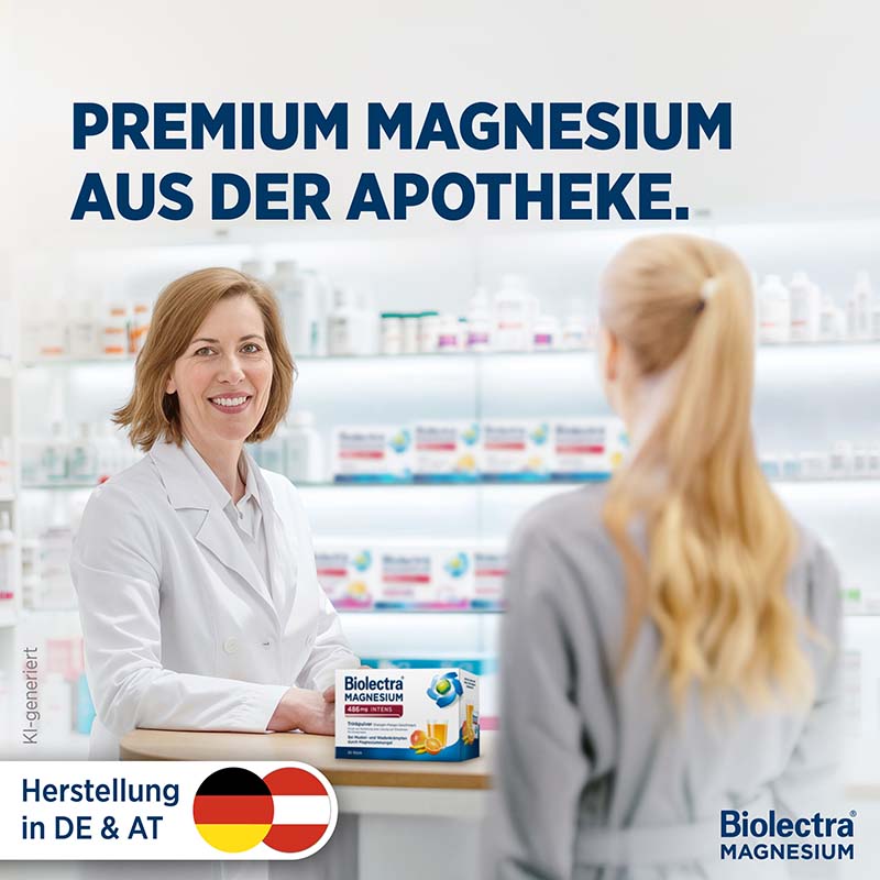 Biolectra MAGNESIUM 486 mg INTENS  40 St Pulver zur Herstellung einer Lösung zum Einnehmen