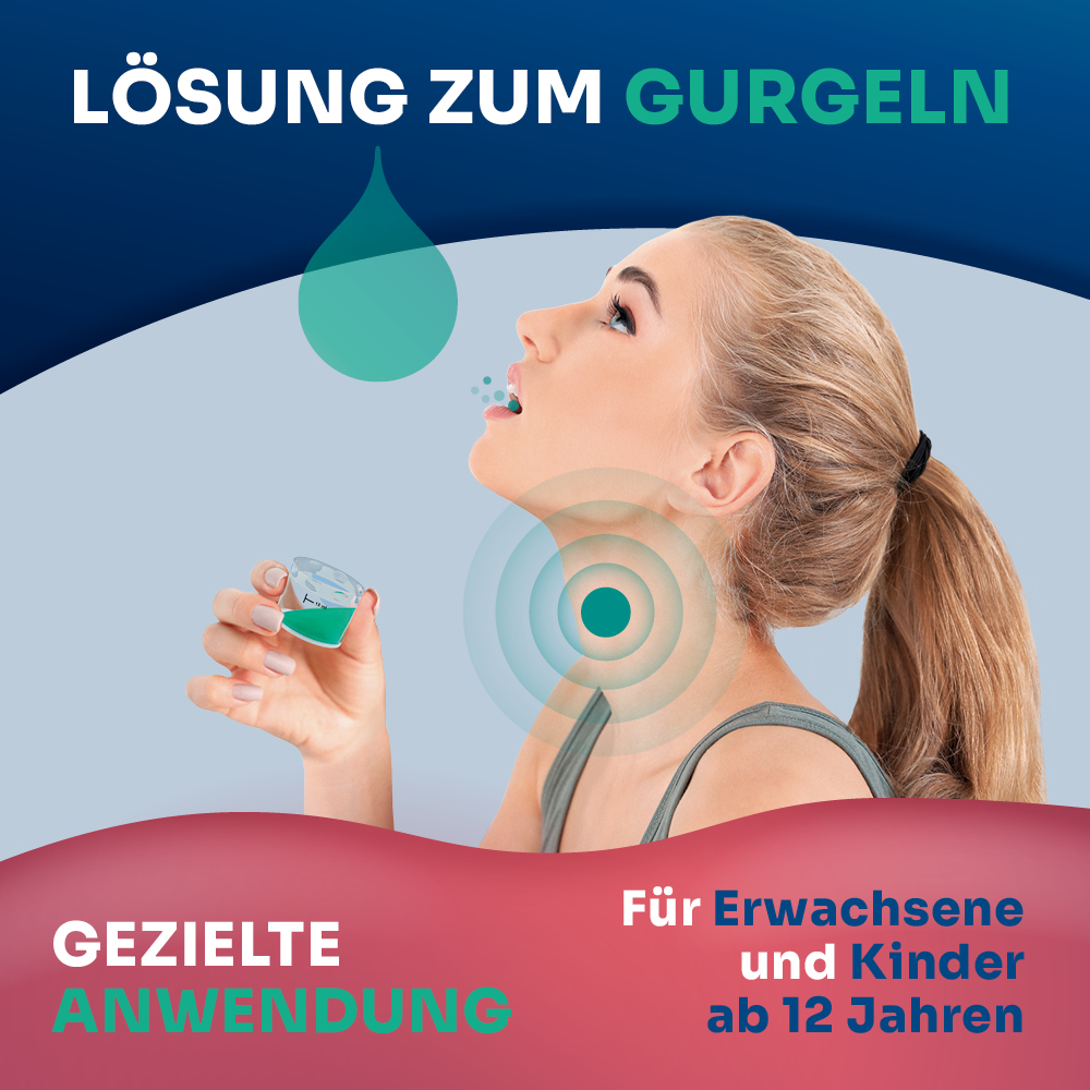 Tonsino Gurgellösung bei Halsschmerzen 240 ml Lösung