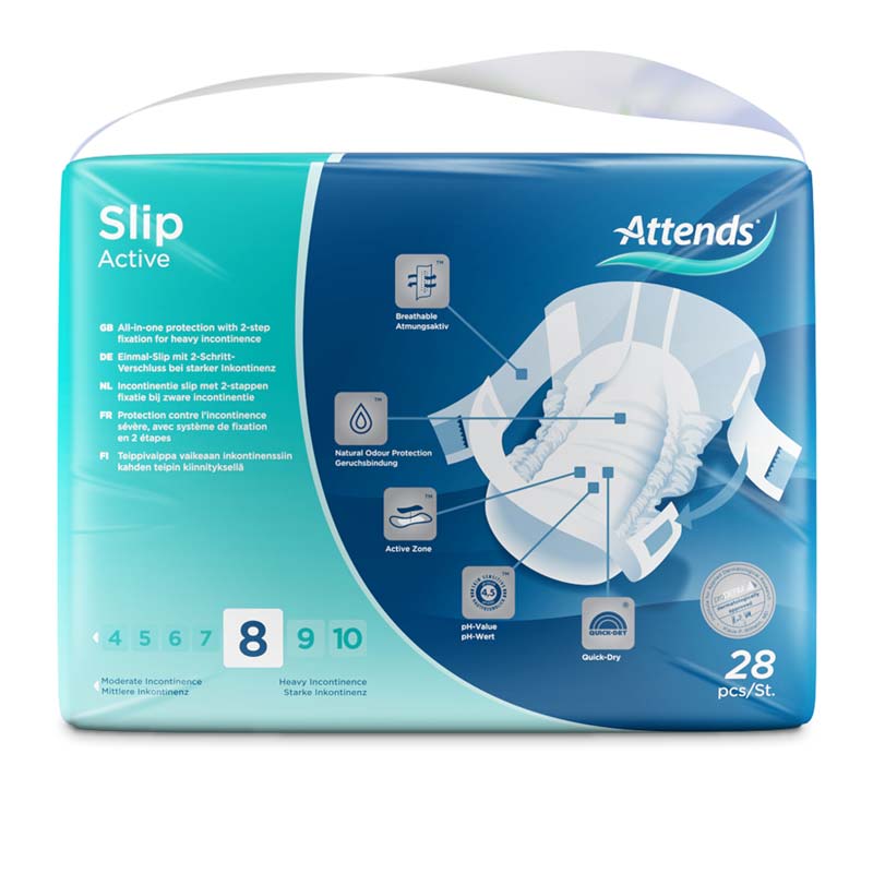 ATTENDS Slip Active 8 large 28 St