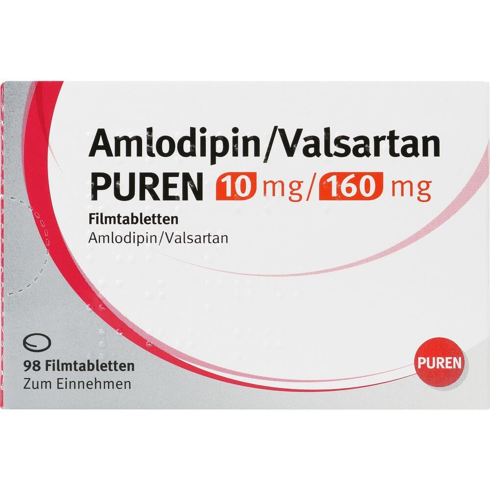 Amlodipin/Valsaratn PUREN 10 mg/160 mg 98 St Filmtabletten