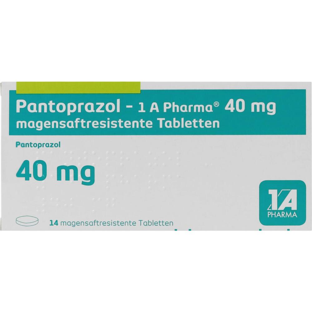 Pantoprazol-1 A Pharma 40mg 14 St Tabletten magensaftresistent