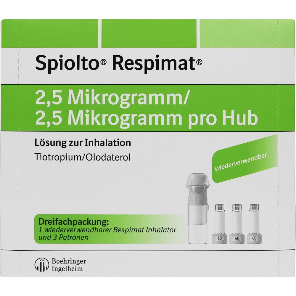 Spiolto Respimat 2,5µg/2,5µg Lösung zur Inhalation 3X4.0 ml Inhalationslösung