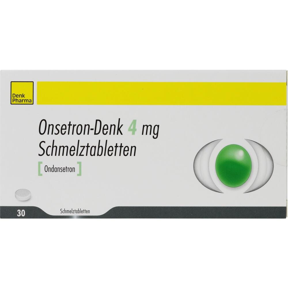 onsetron 4 mg Schmelztabletten Denk  30 St Schmelztabletten