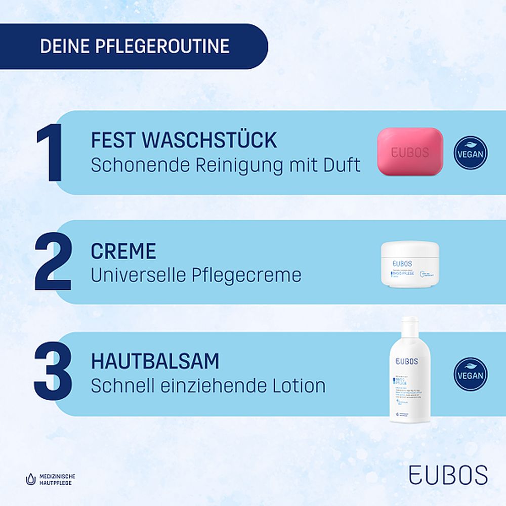 Eubos Seifenstück rot 125 g Seife