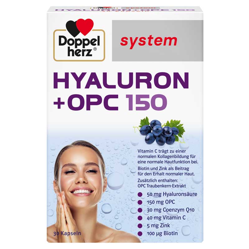 Doppelherz system HYALURON + OPC 150 30 St Kapseln