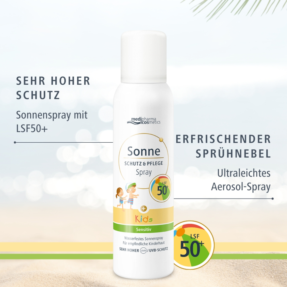 medipharma cosmetics Sonne SCHUTZ & PFLEGE Kids LSF 50+ Aerosol-Spray 150 ml Spray