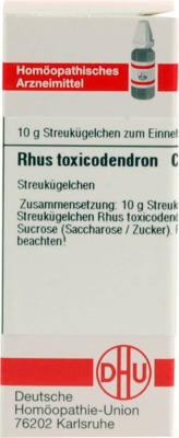 RHUS TOXICODENDRON C 6  10 g Globuli