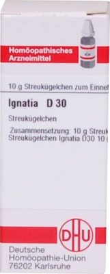 IGNATIA D 30 Globuli 10 g Globuli