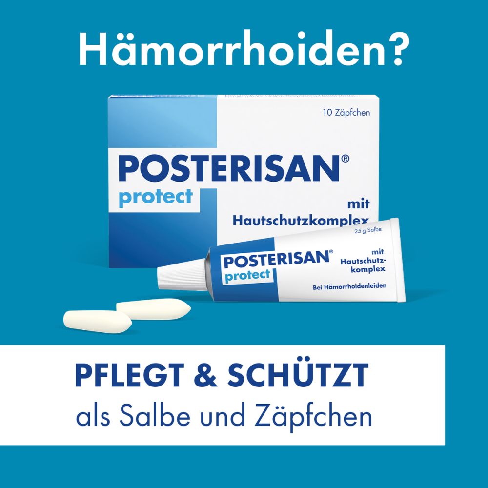 POSTERISAN protect Suppositorien 10 St Suppositorien