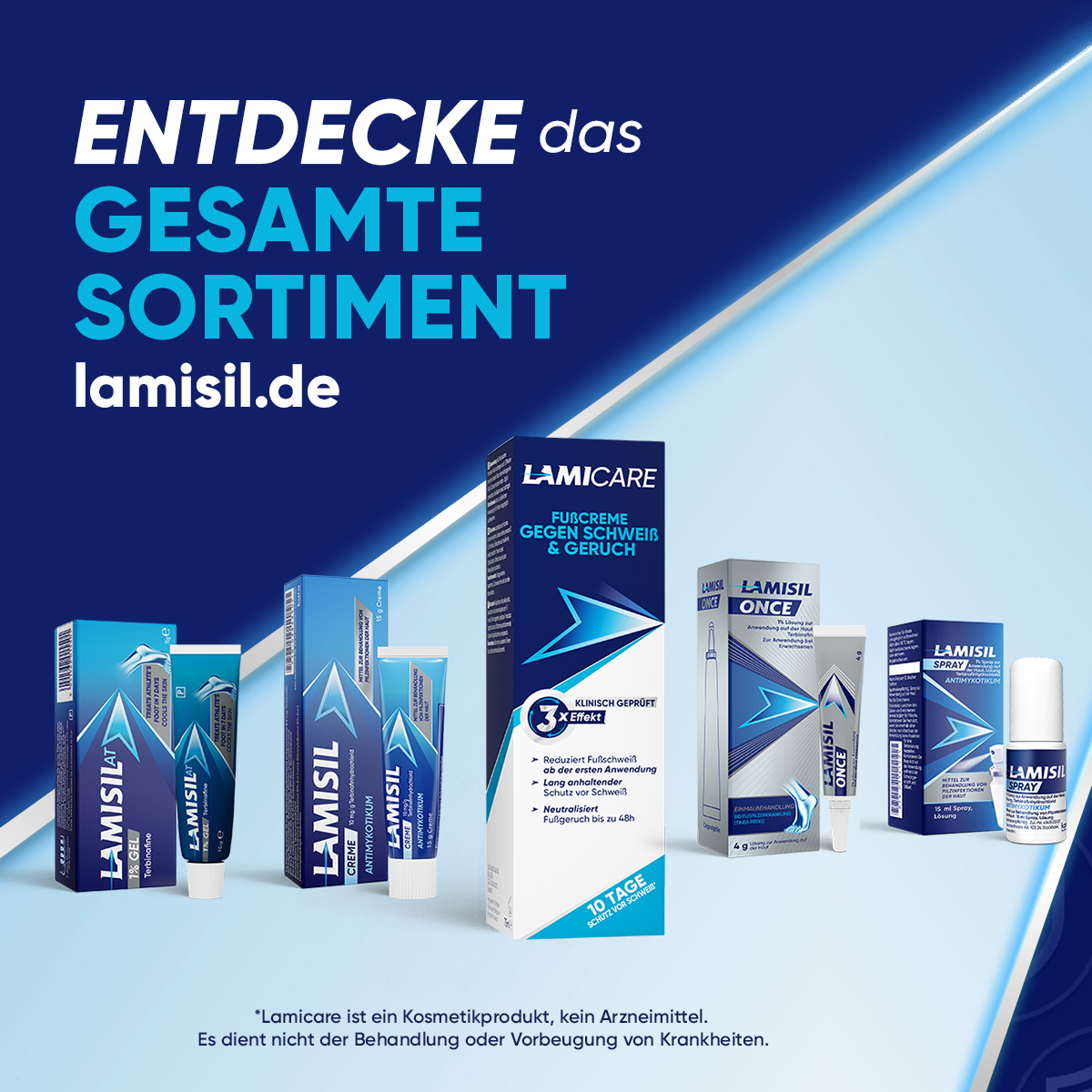 LAMICARE FUßCREME GEGEN SCHWEIß & GERUCH 75 ml Creme