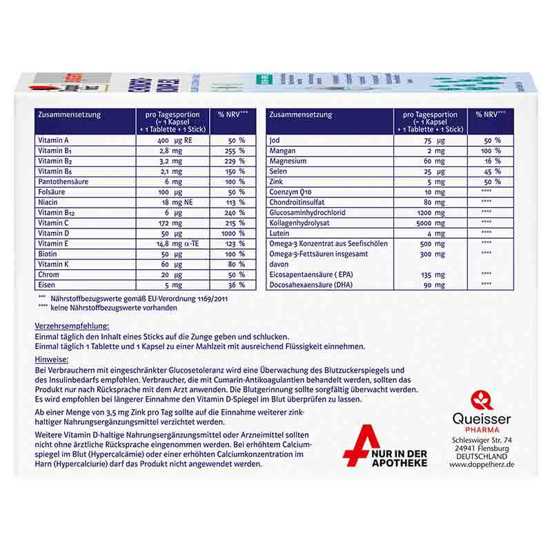 Doppelherz system CHONDRO-KOMPLEX 30 St Kombipackung