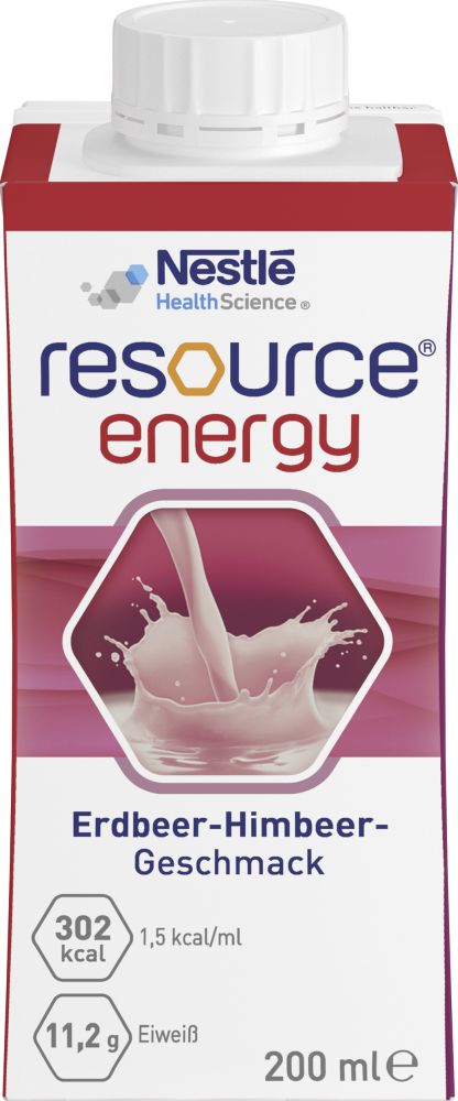 resource energy Erdbeer-Himbeer-Geschmack 1X200 ml Flüssigkeit