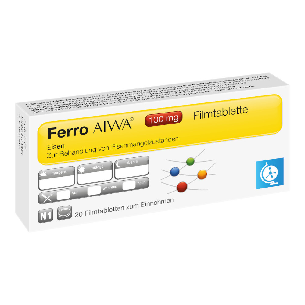 Ferro AIWA 100 mg 20 St Filmtabletten