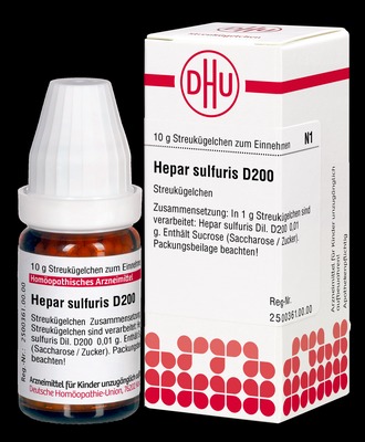HEPAR SULFURIS D 200 Globuli 10 g Globuli