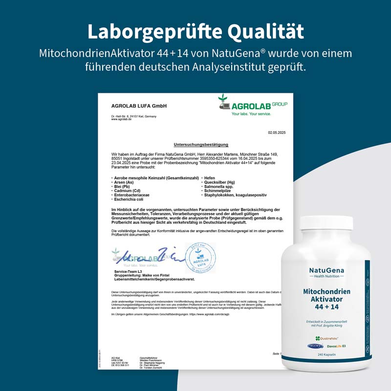 NatuGena Mitochondrien Aktivator 44 + 14 240 St Kapseln