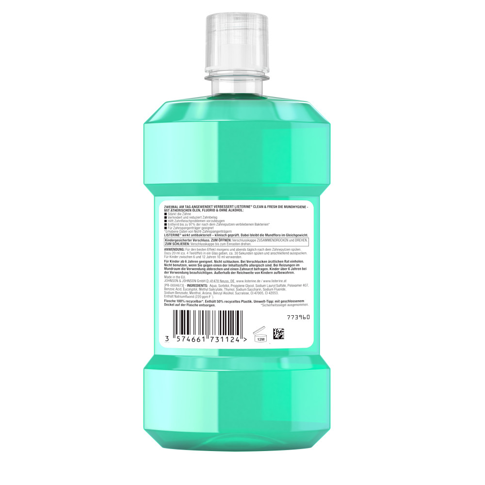 LISTERINE Clean & Fresh  500 ml Lösung