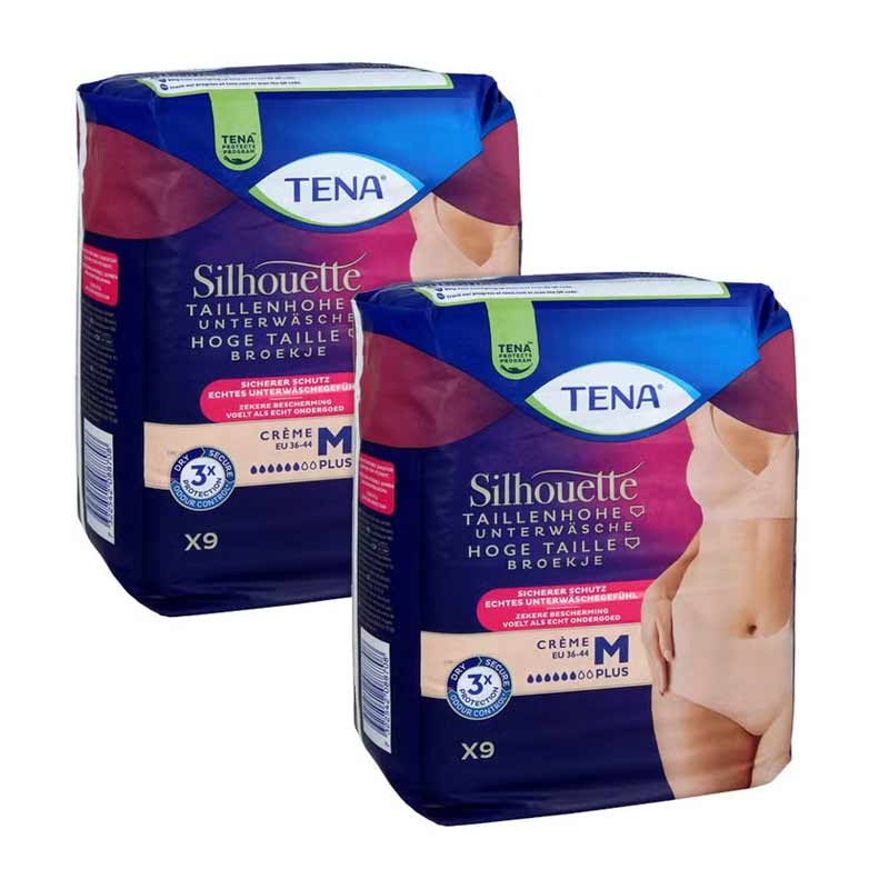 TENA Silhouette PLUS CREME M 2X9 St