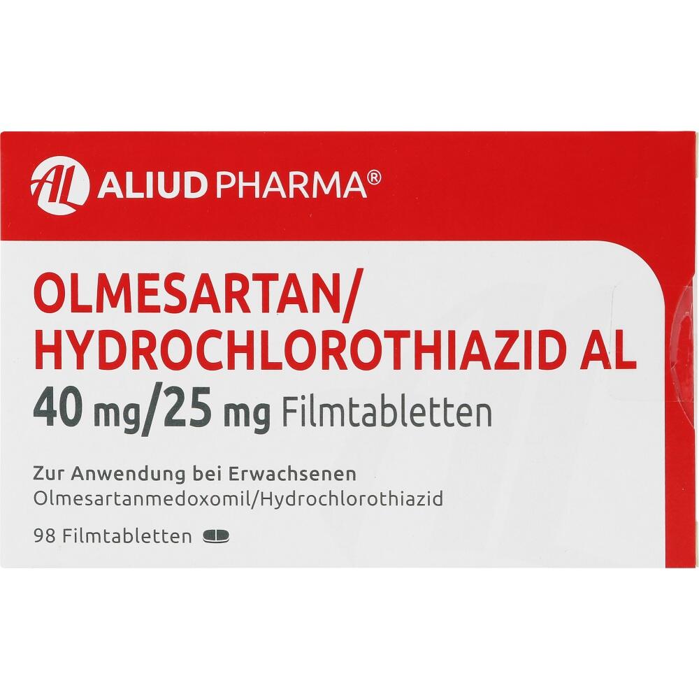 OLMESARTAN/HYDROCHLOROTHIAZID AL 40mg/25mg 98 St Filmtabletten