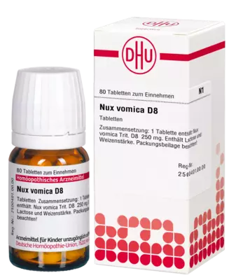 NUX VOMICA D 8 Tabletten 80 St Tabletten