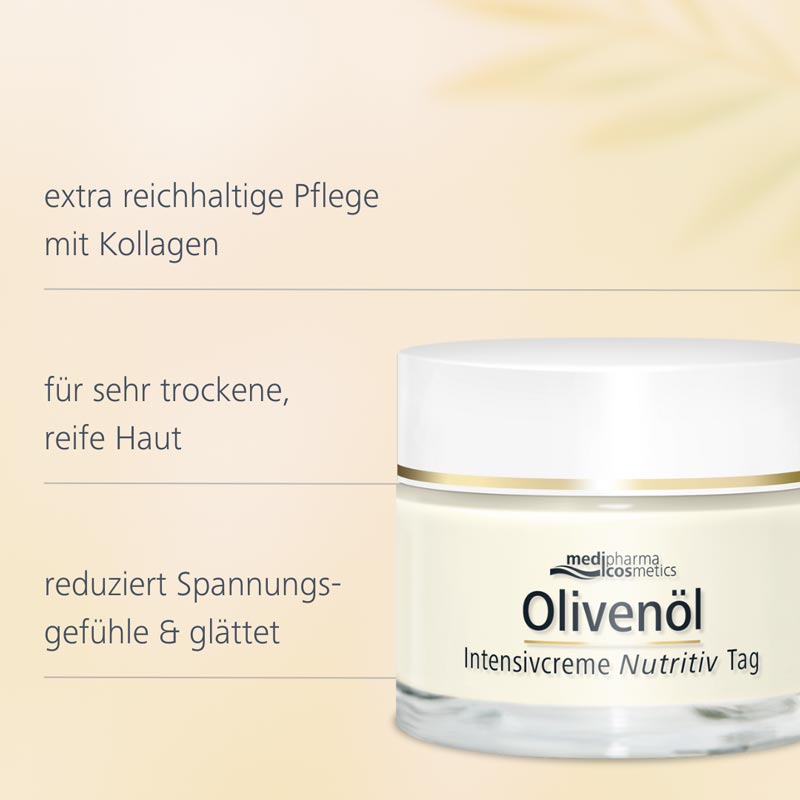 Olivenöl Intensivcreme Nutritiv EXTRA REICHHALTIG 50 ml Creme
