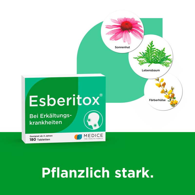 Esberitox Tabletten bei Erkältungskrankheiten  180 St Tabletten