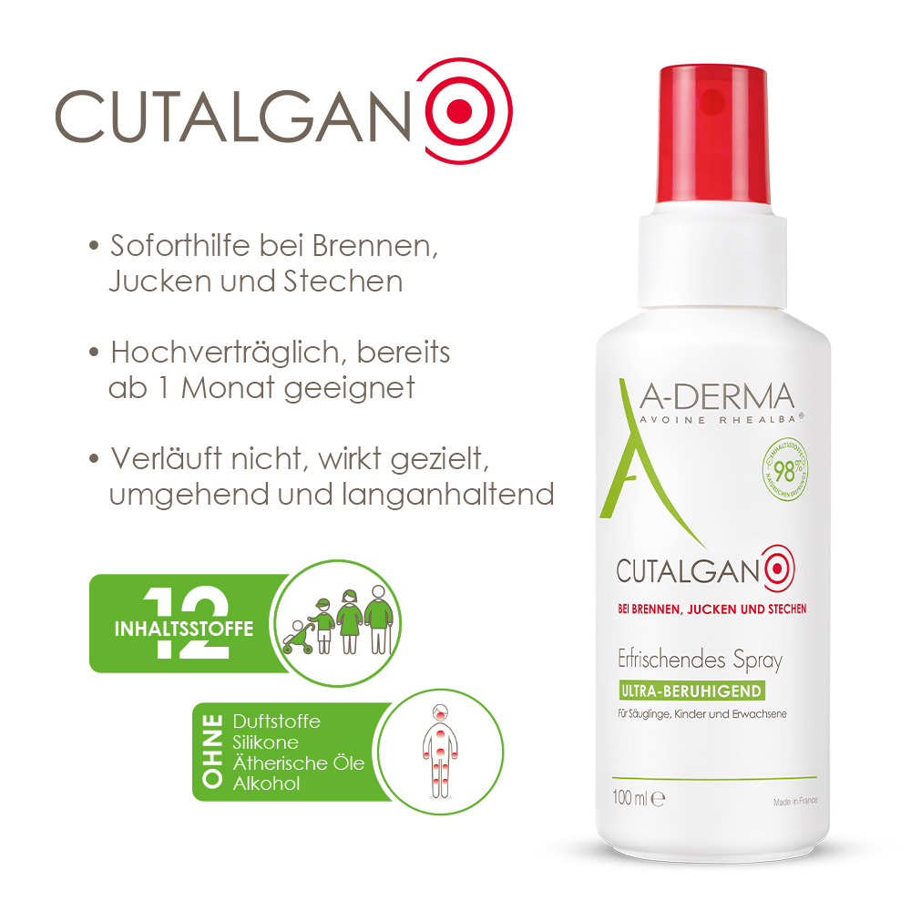 A-DERMA Cutalgan  Erfrischendes Spray 100 ml Spray