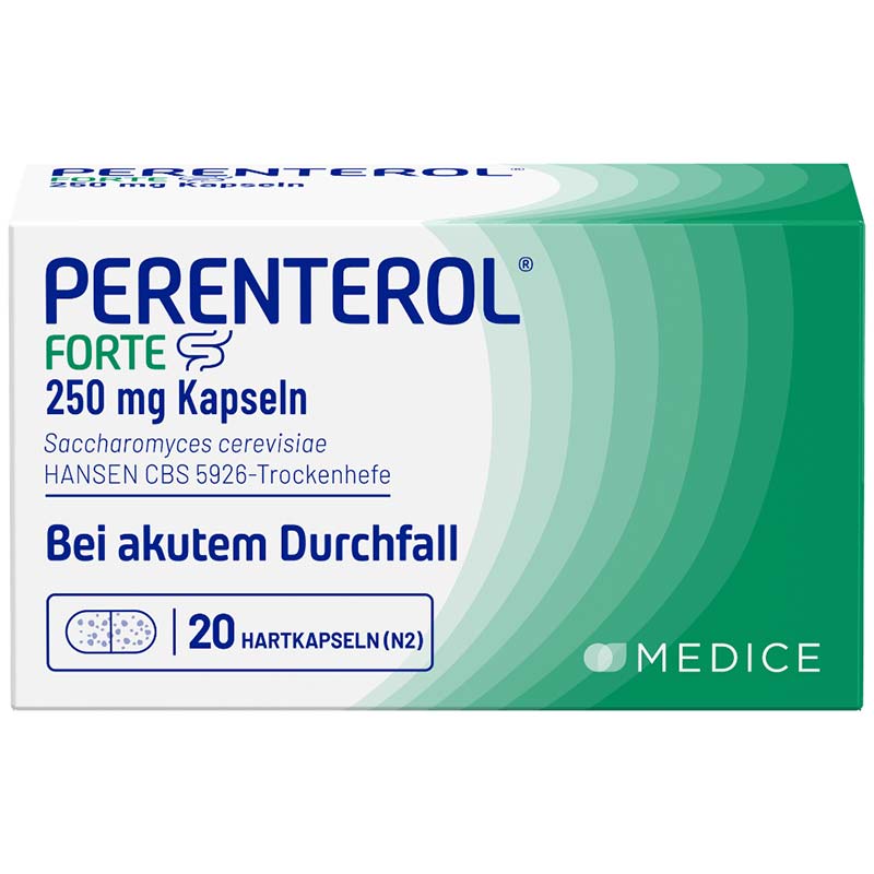 PERENTEROL FORTE 250 mg Bei akutem Durchfall 20 St Hartkapseln