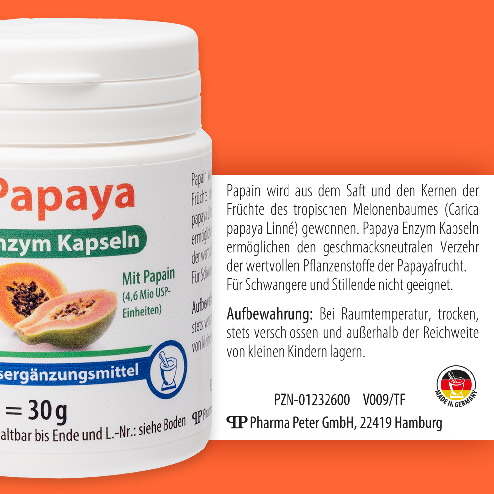 Papaya Enzym Kapseln 60 St Kapseln